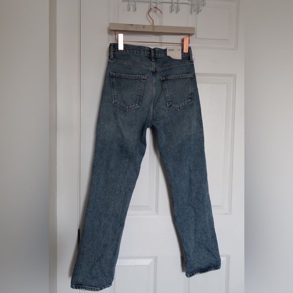 AGOLDE Ripley Mid Rise Straight Jeans Size 24 - Picture 6 of 9